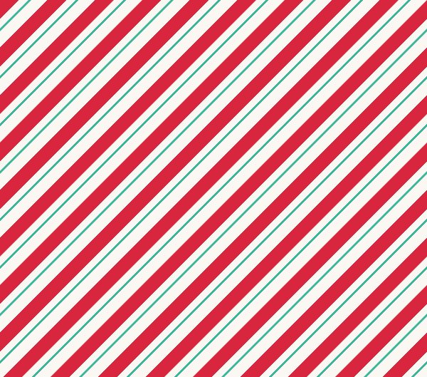 Candy Cane Stripes tumbler wrap design: diagonal red and white candy cane stripes with a thin mint stripe